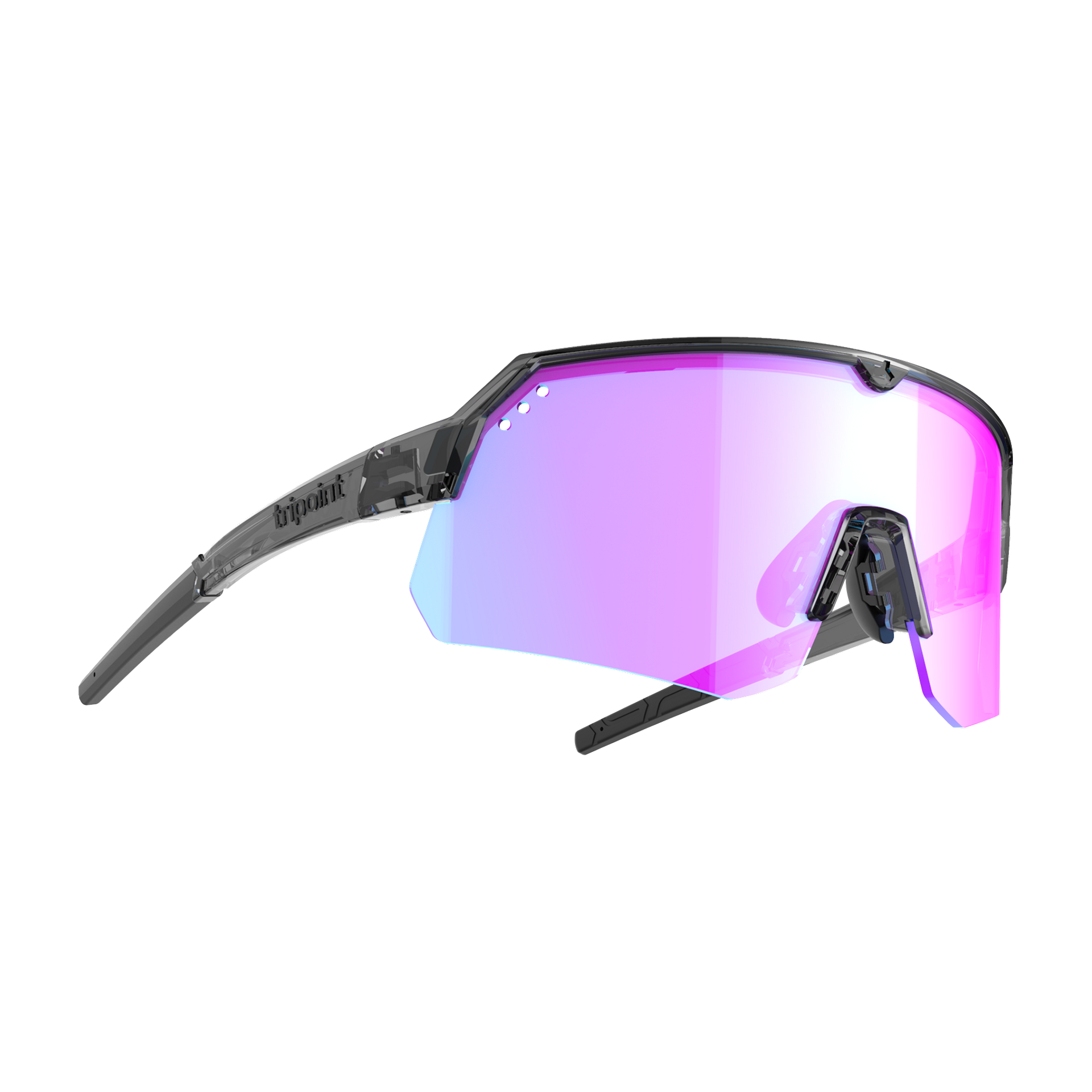 Tripoint 001 Treriksröset 001 Treriksröset Shiny Transp Black / Purple Blue Multi UltraVue