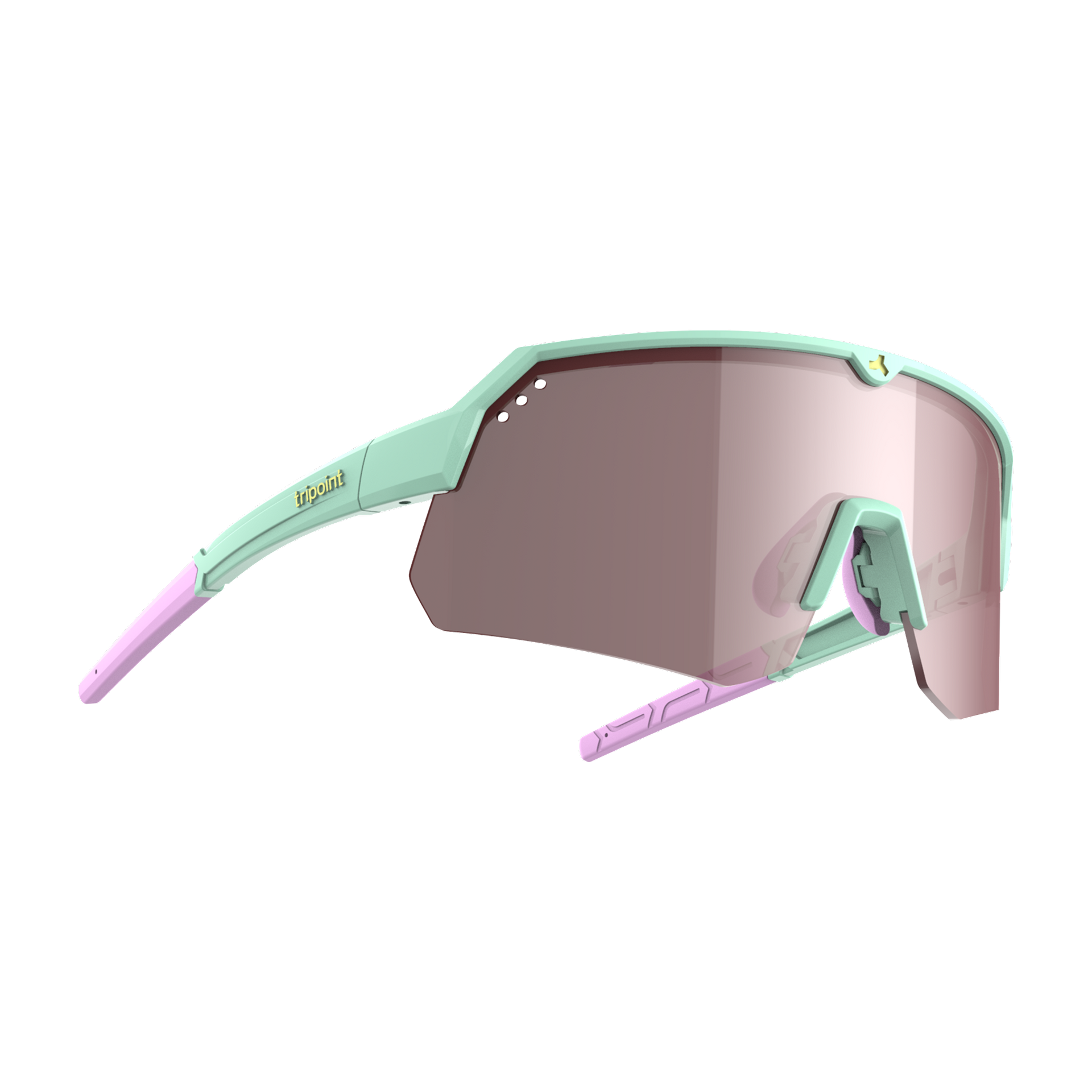 001 Treriksröset Matt Turquoise / Brown Pink Multi - Tripoint