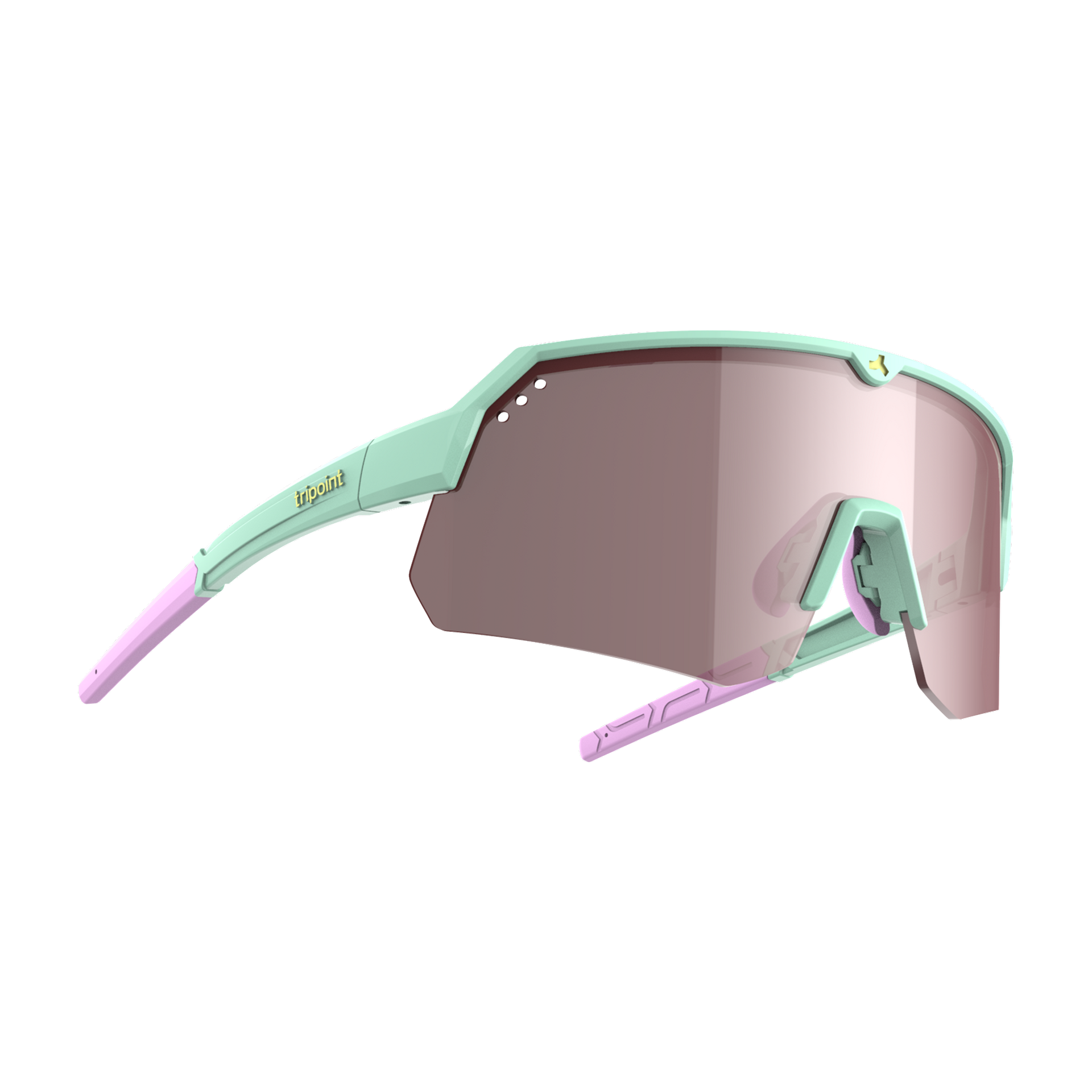 001 Treriksröset - Matt Turquoise / Brown Pink Multi