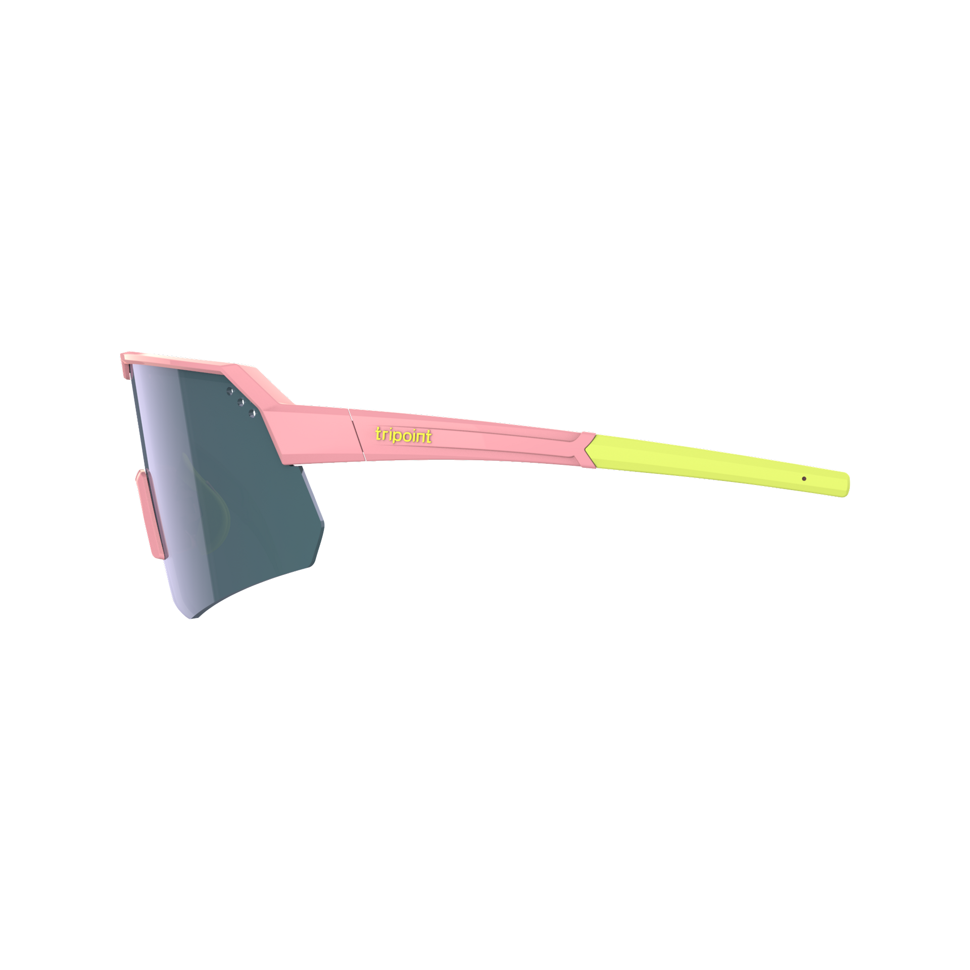 001 Treriksröset Matt Pink / Blue Silver Mirror - Tripoint