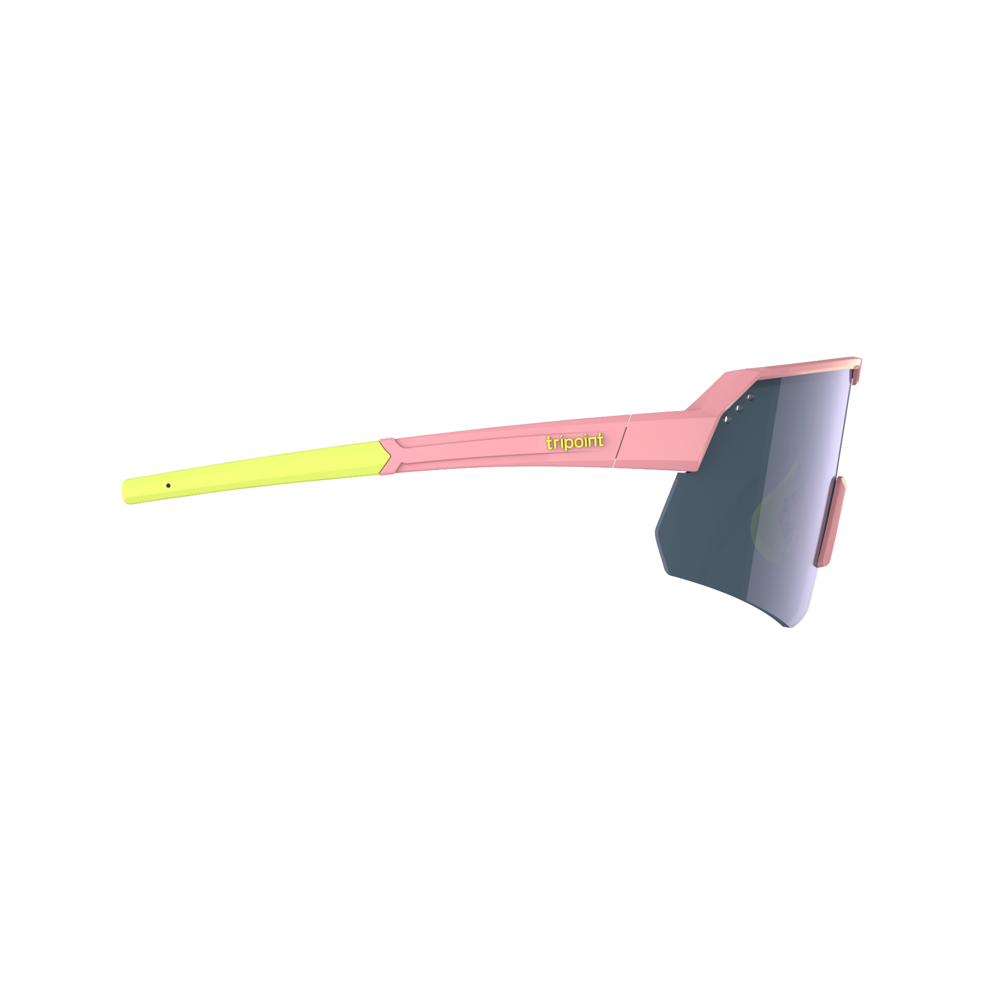 001 Treriksröset Matt Pink / Blue Silver Mirror - Tripoint