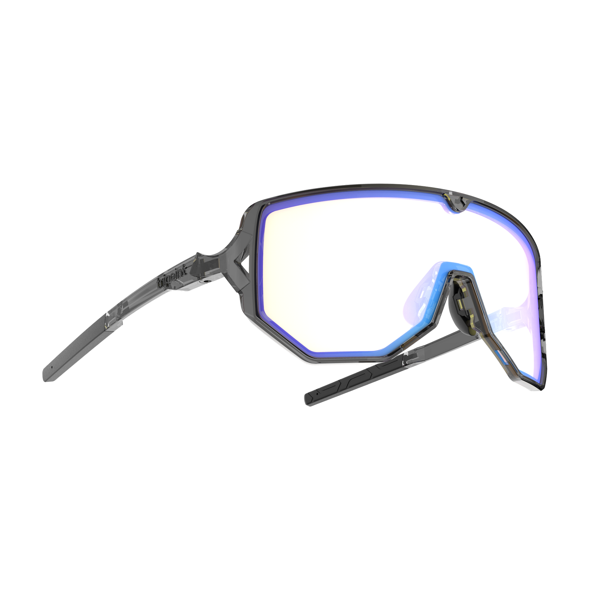 003 Reschen - Shiny Transp Black / Photocromic Smoke Blue Multi