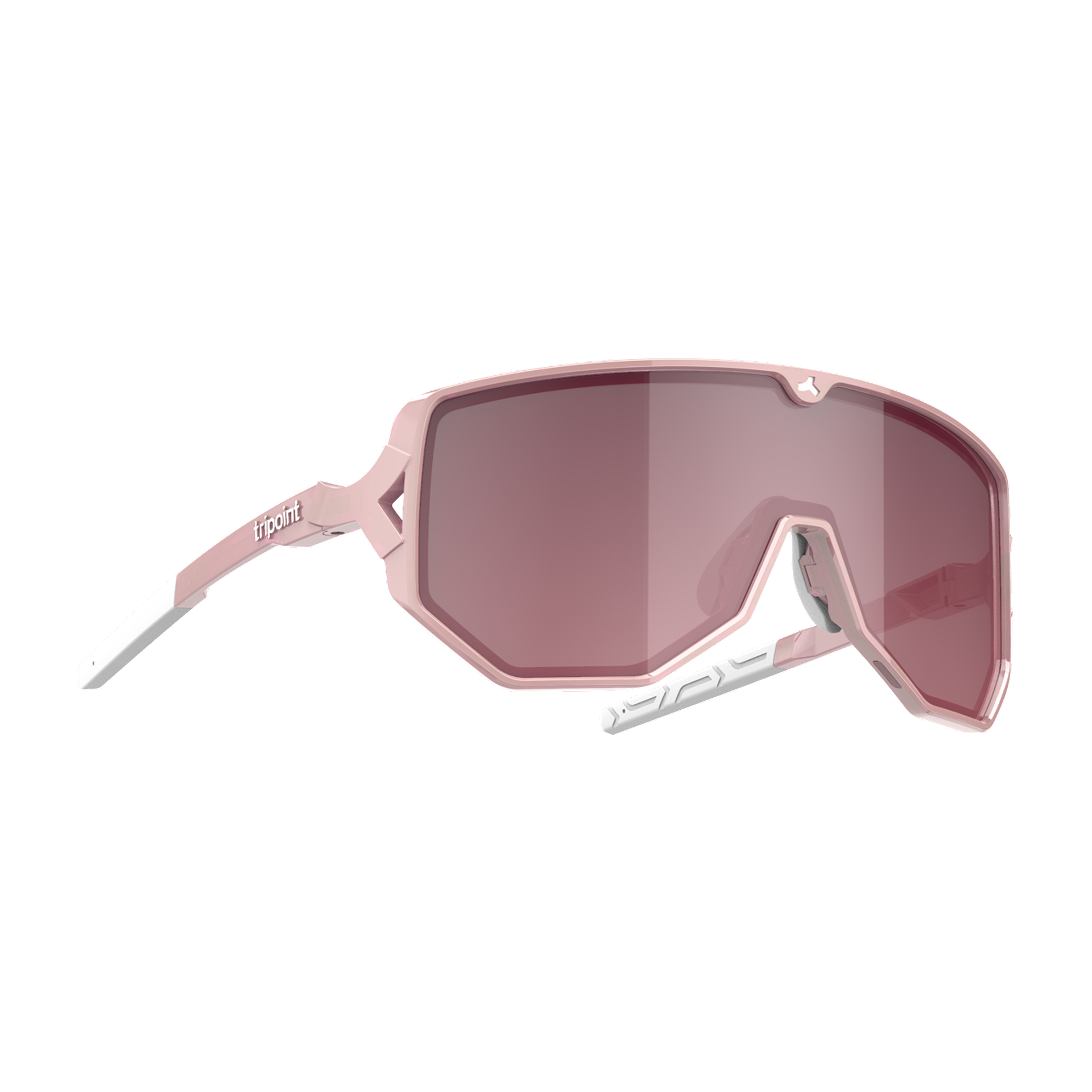 003 Reschen - Shiny Milky Pink / Pink Silver Mirror