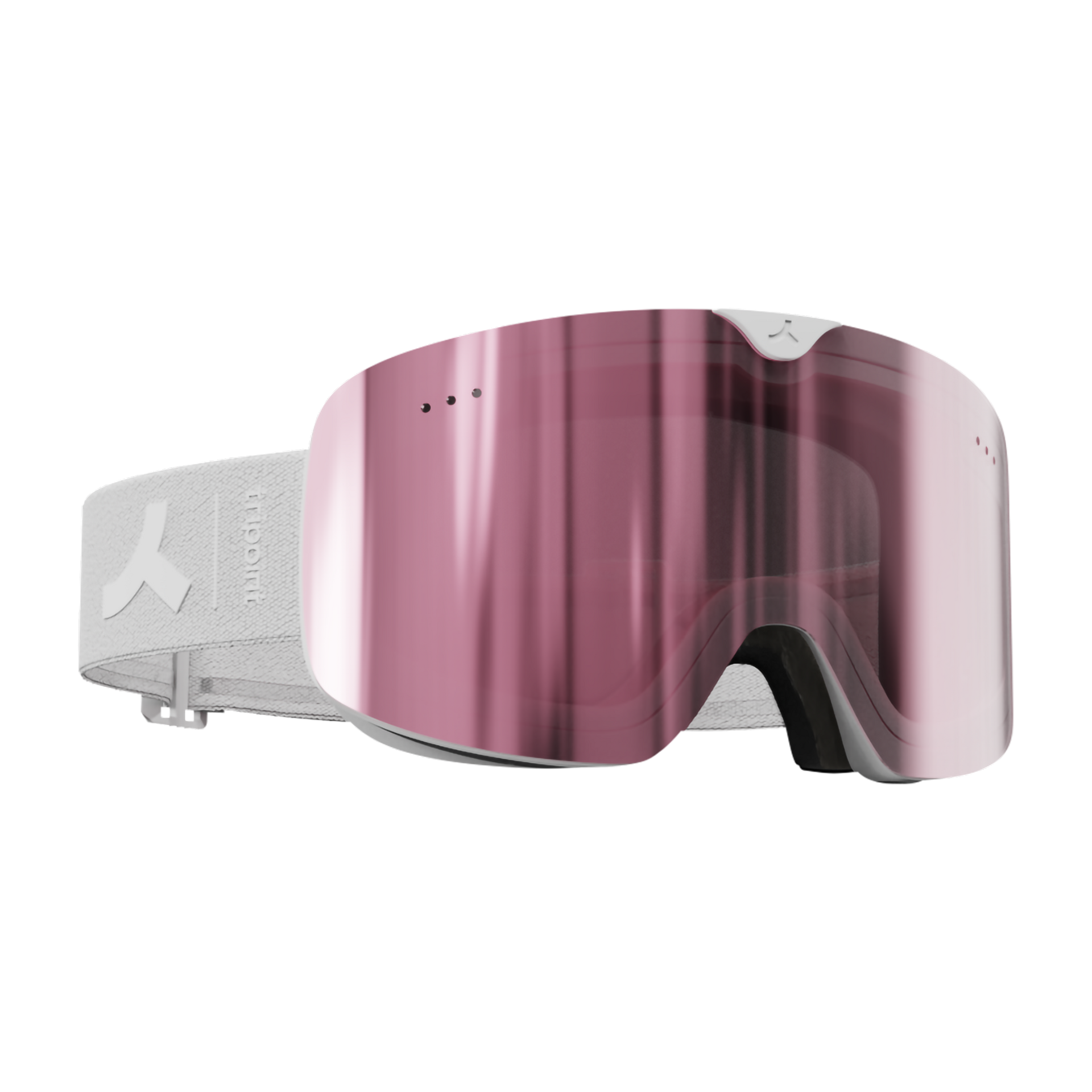 101 Shiceng Dashan - Matt White / Smoke Pink Multi