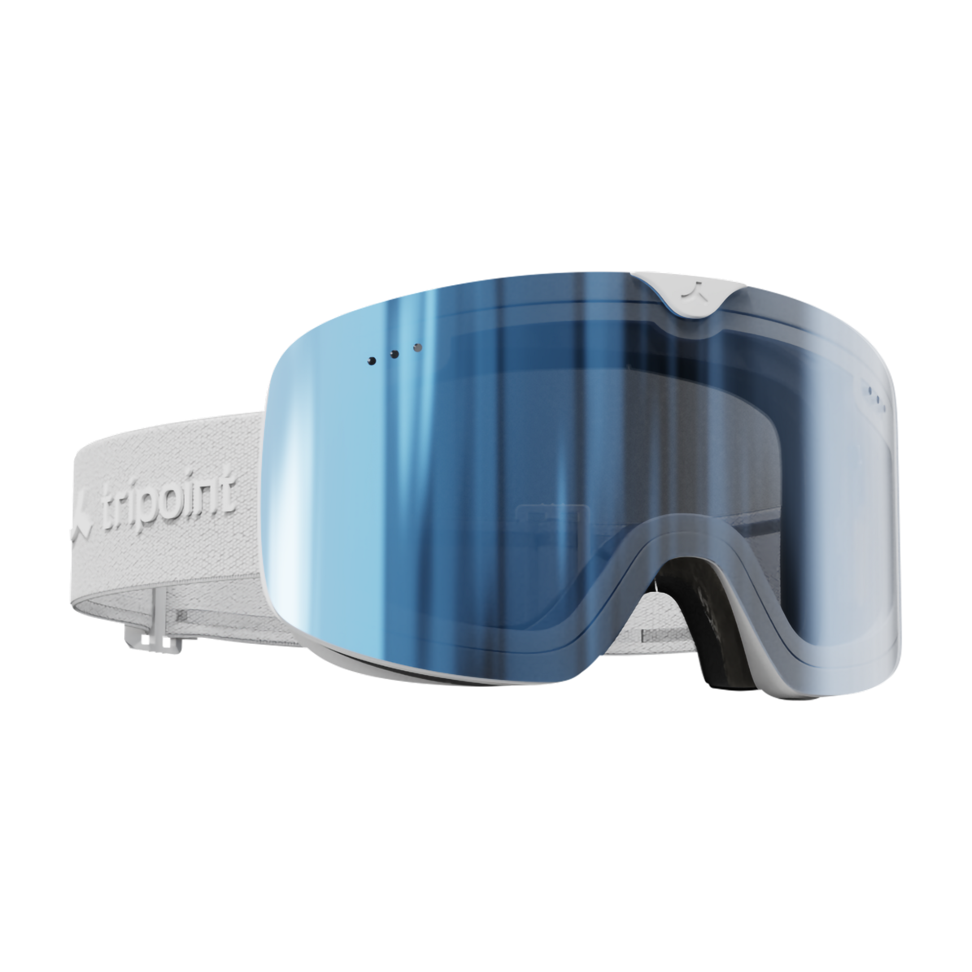 101 Shiceng Dashan - Matt White White / Smoke Blue Multi