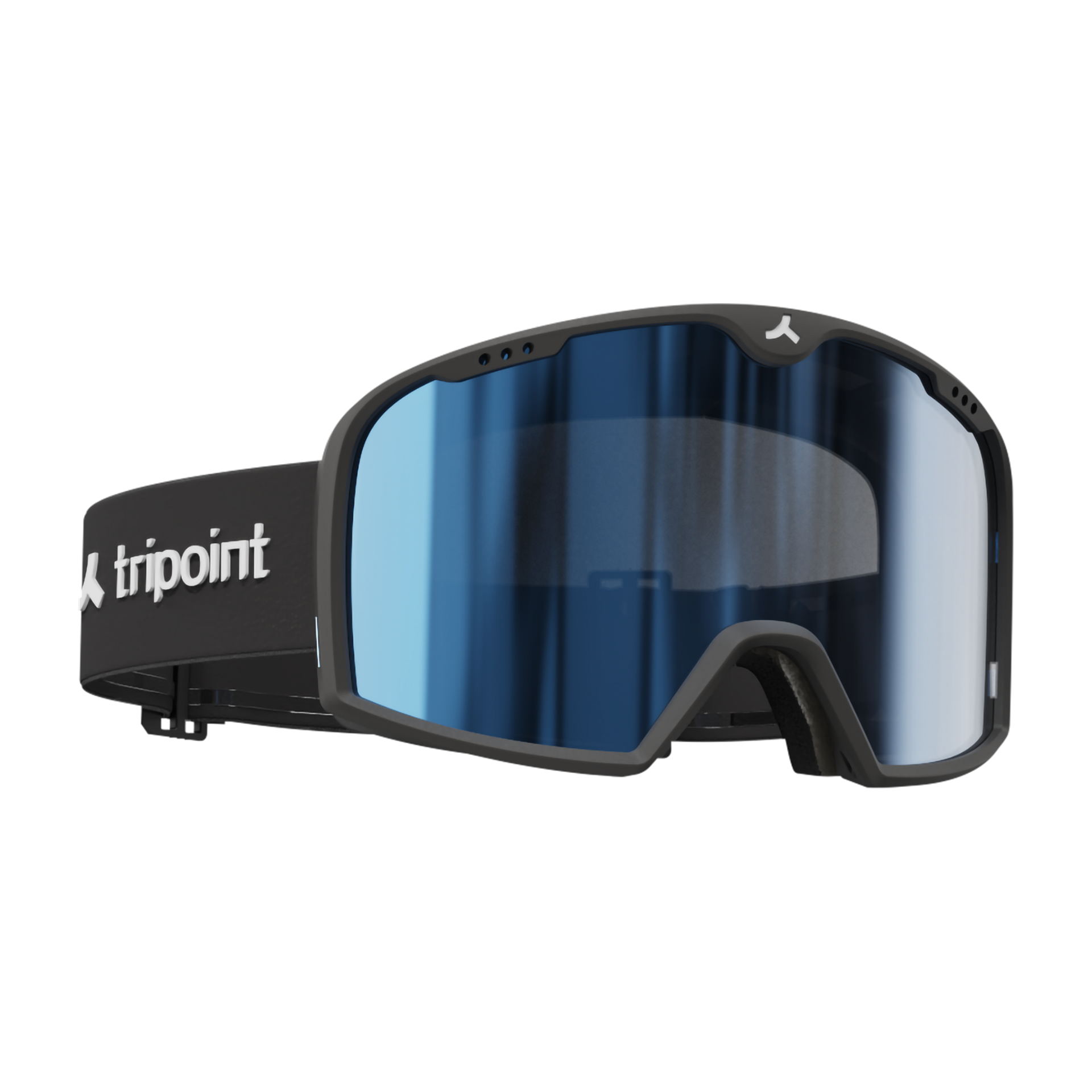 102 Nafkopf - Matt Black / Smoke Blue Multi