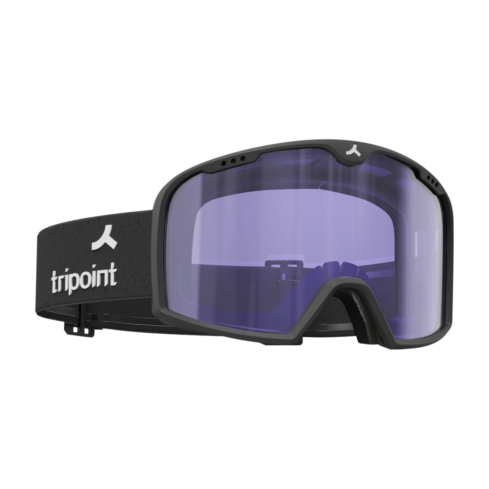 102 Nafkopf - Matt Black / Violet Blue Multi UltraVue