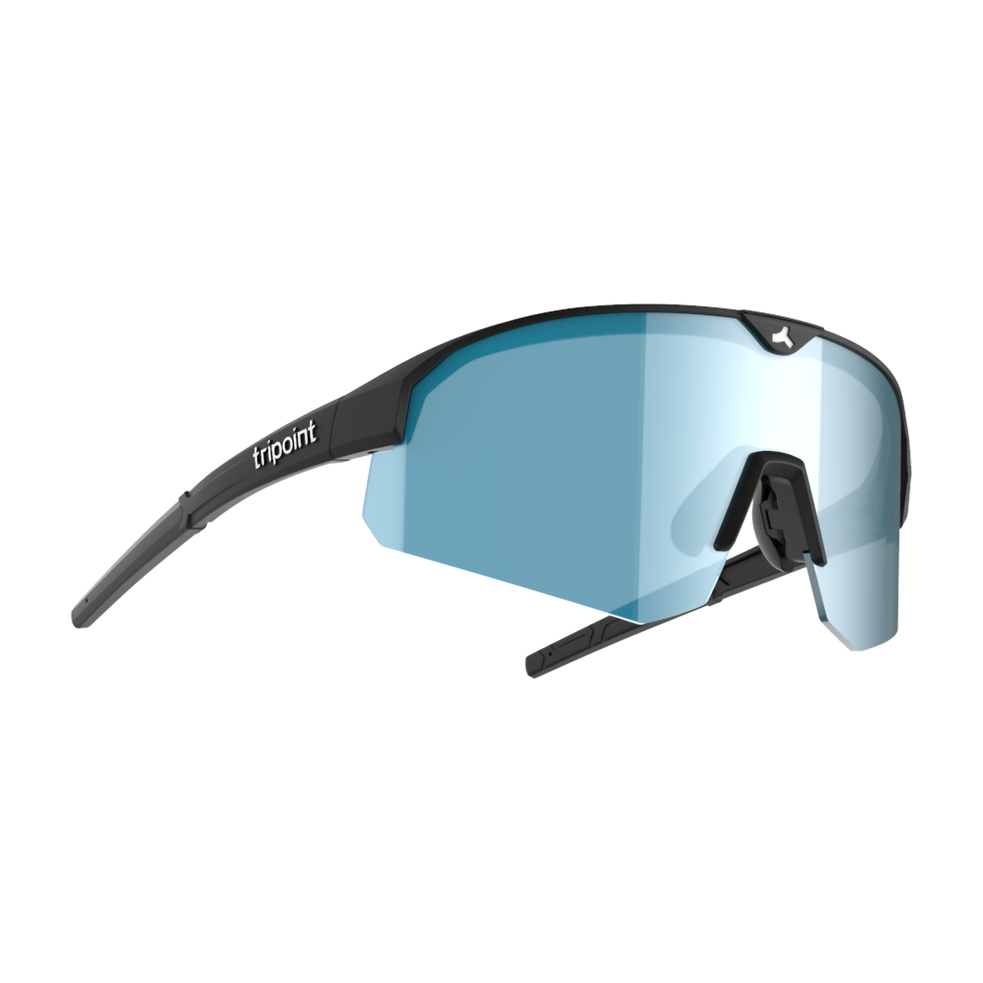 005 Lake Victoria - Black frame / Smoke Blue Multi