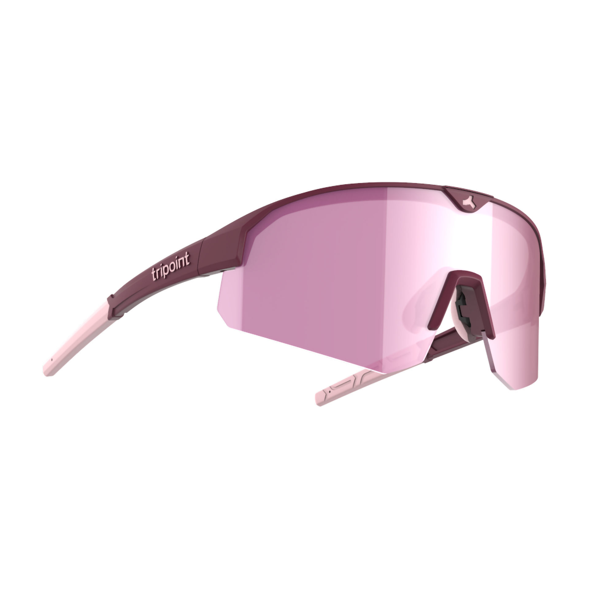 006 Lake Victoria Small - Matt Burgundy / Brown Pink Multi