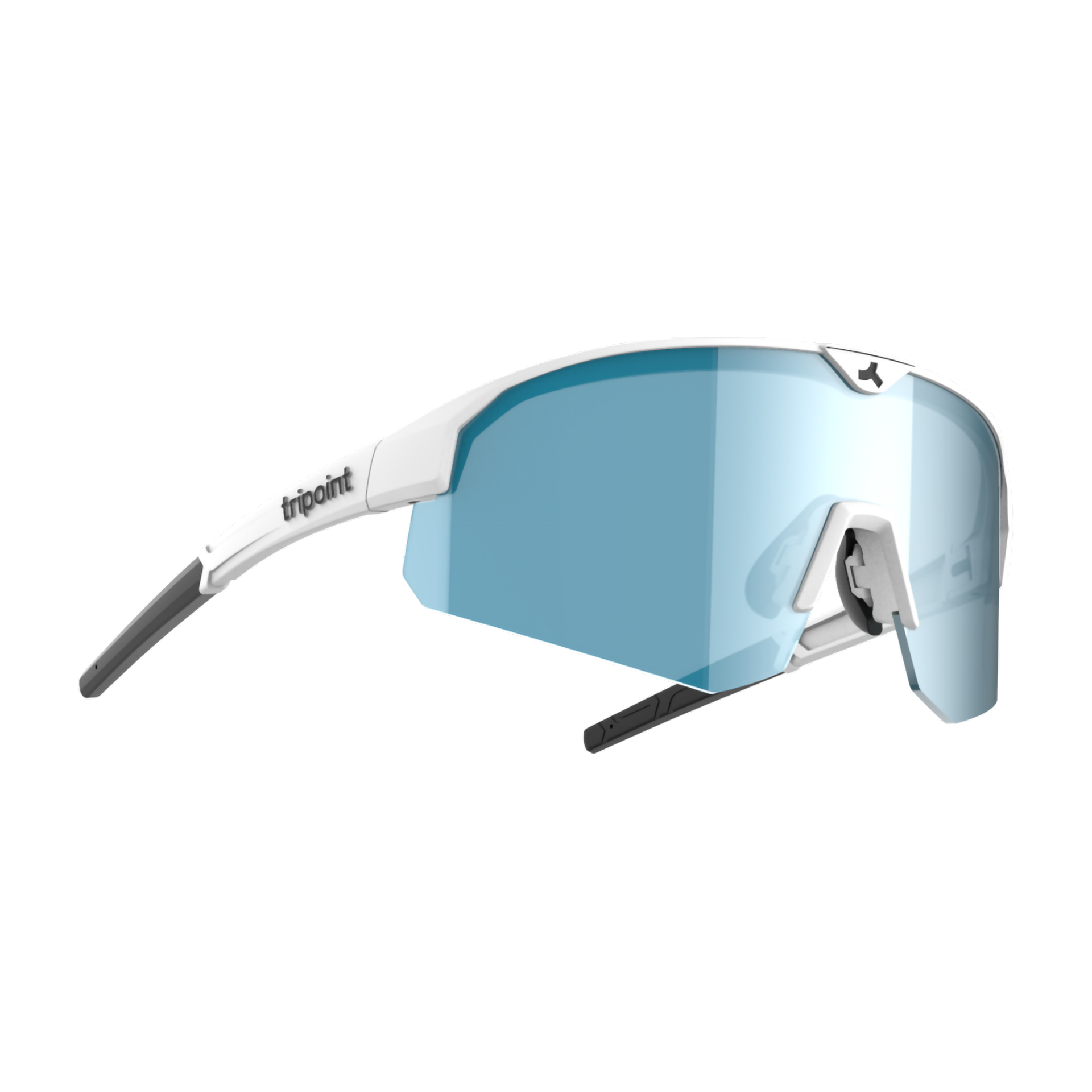 006 Lake Victoria Small - Matt White / Smoke Blue Multi