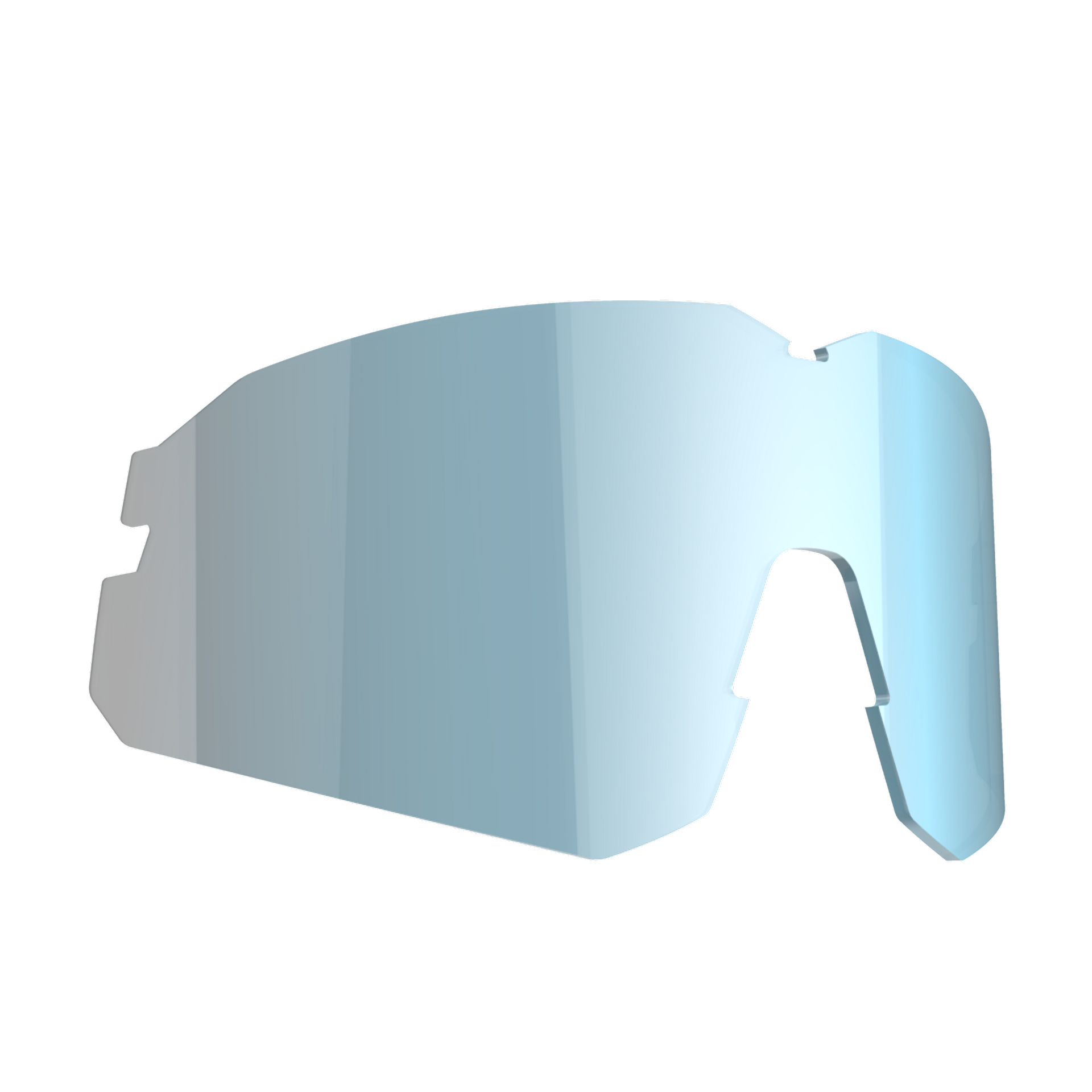 005 Lake Victoria Lens - Smoke w Ice blue multi