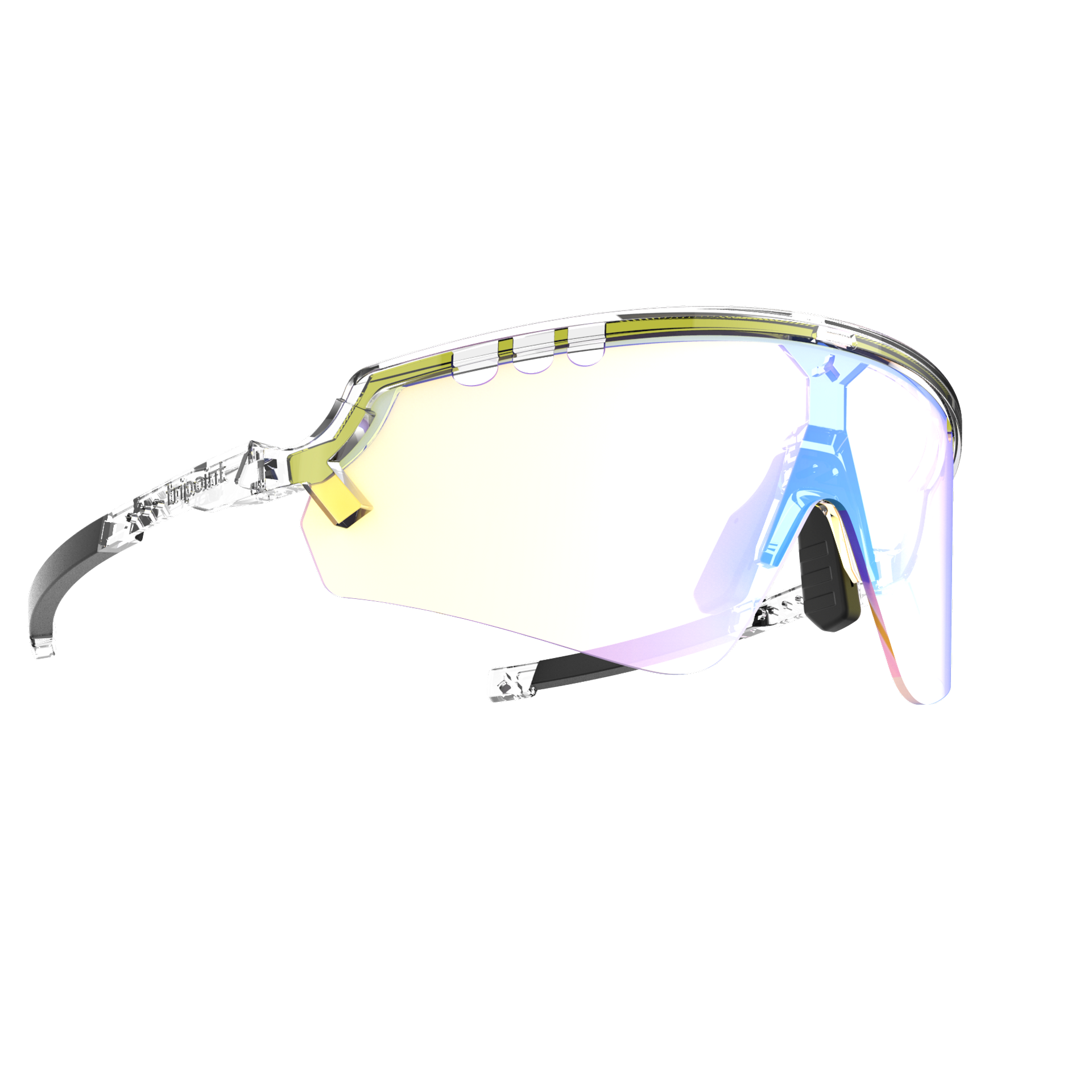 007 Chobe - Shiny Crystal / Smoke Blue Multi Photocromic