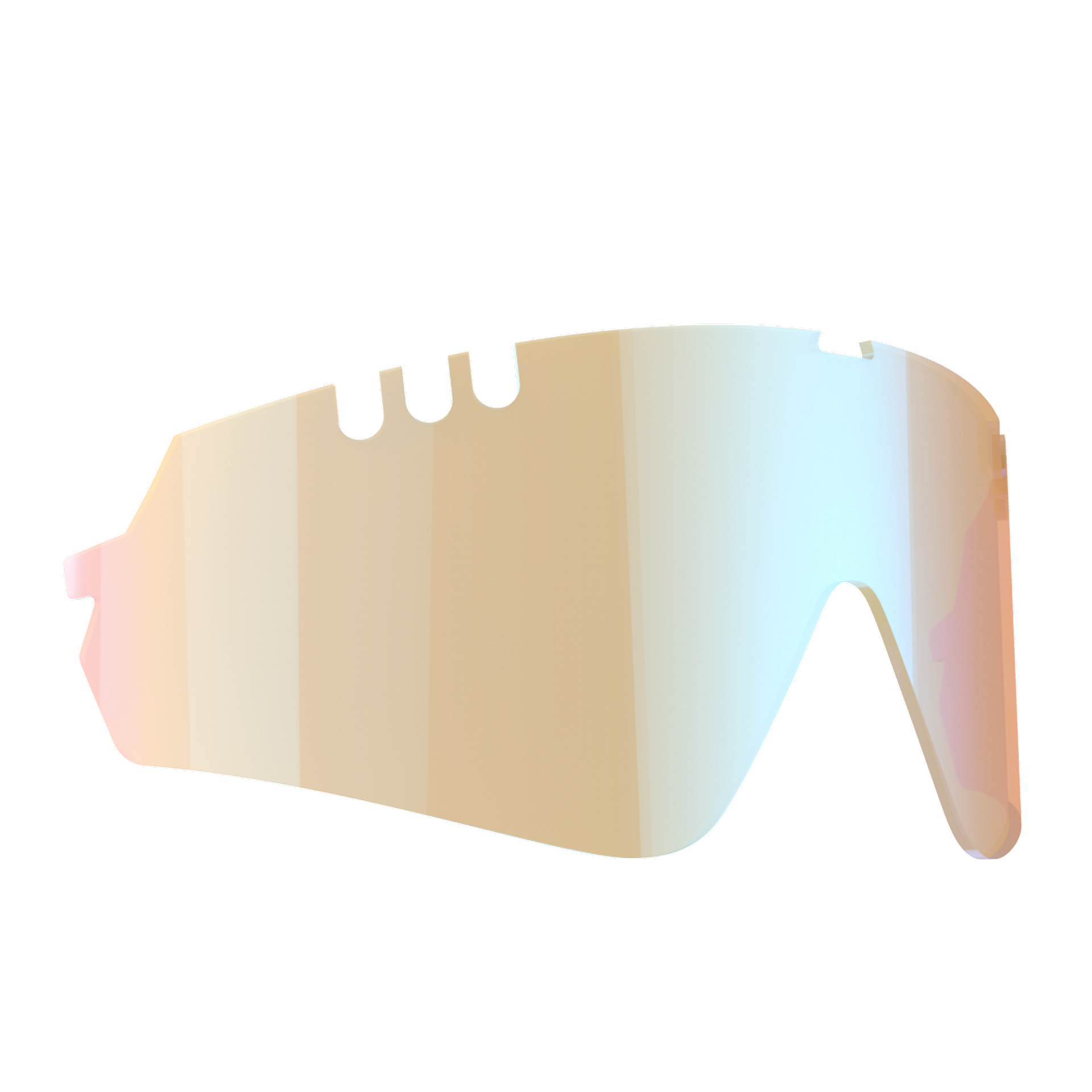 007 Chobe Lens - Ultra Vue Orange w blue multi CAT 1