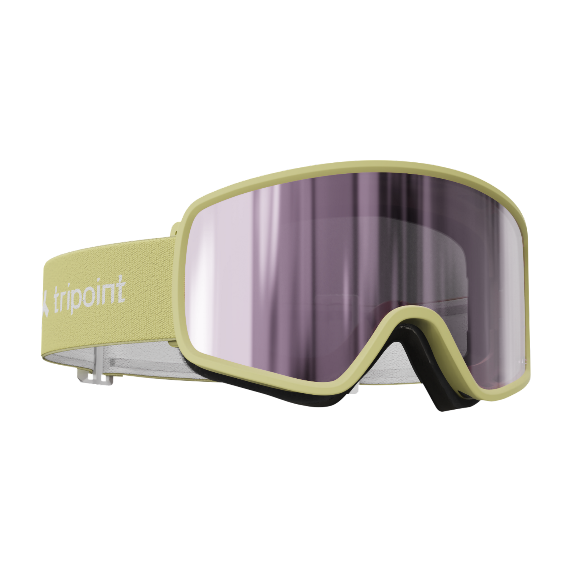 113 Mount Roraima Kids - Matt Light Yellow / Purple Silver Mirror