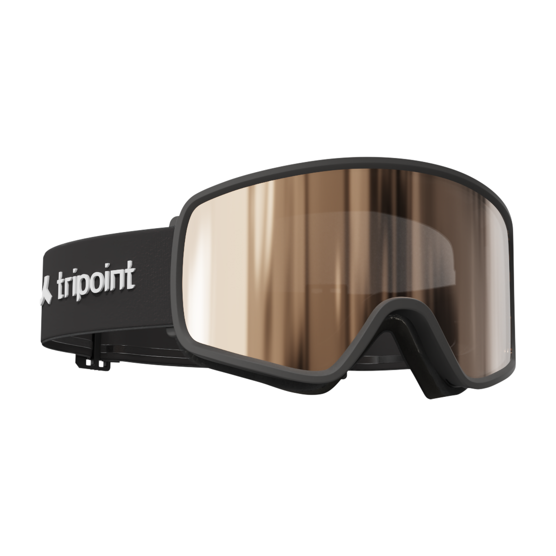 113 Mount Roraima - Matt Black / Brown Silver Mirror Polarized