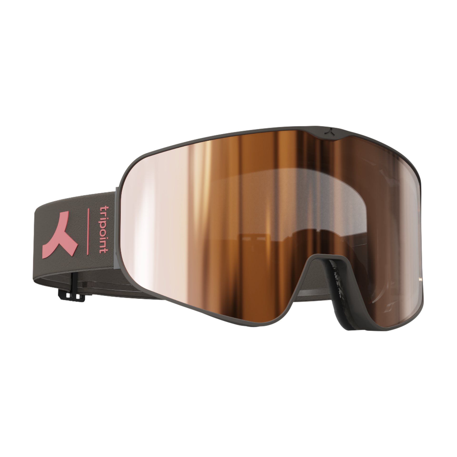 109 Tumba Peak Small - Matt Grey / Brown Peach Multi