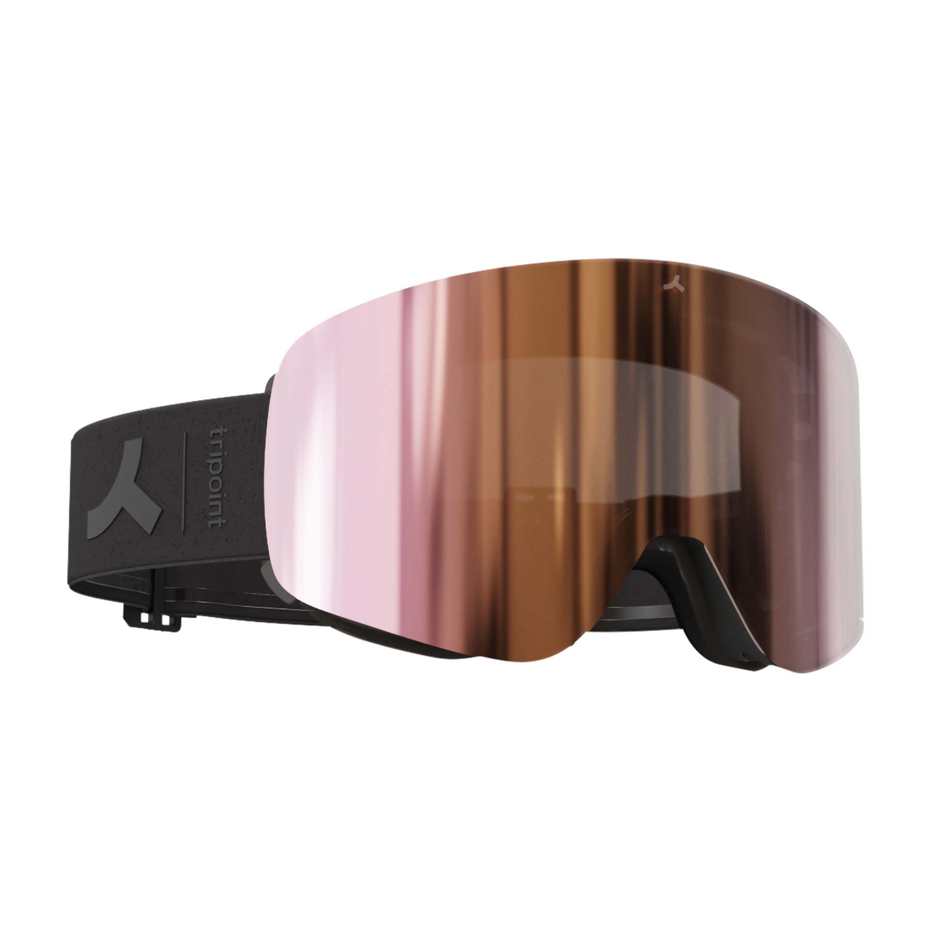 111 Indira Col Magnet - Matt black / Smoke Peach Multi