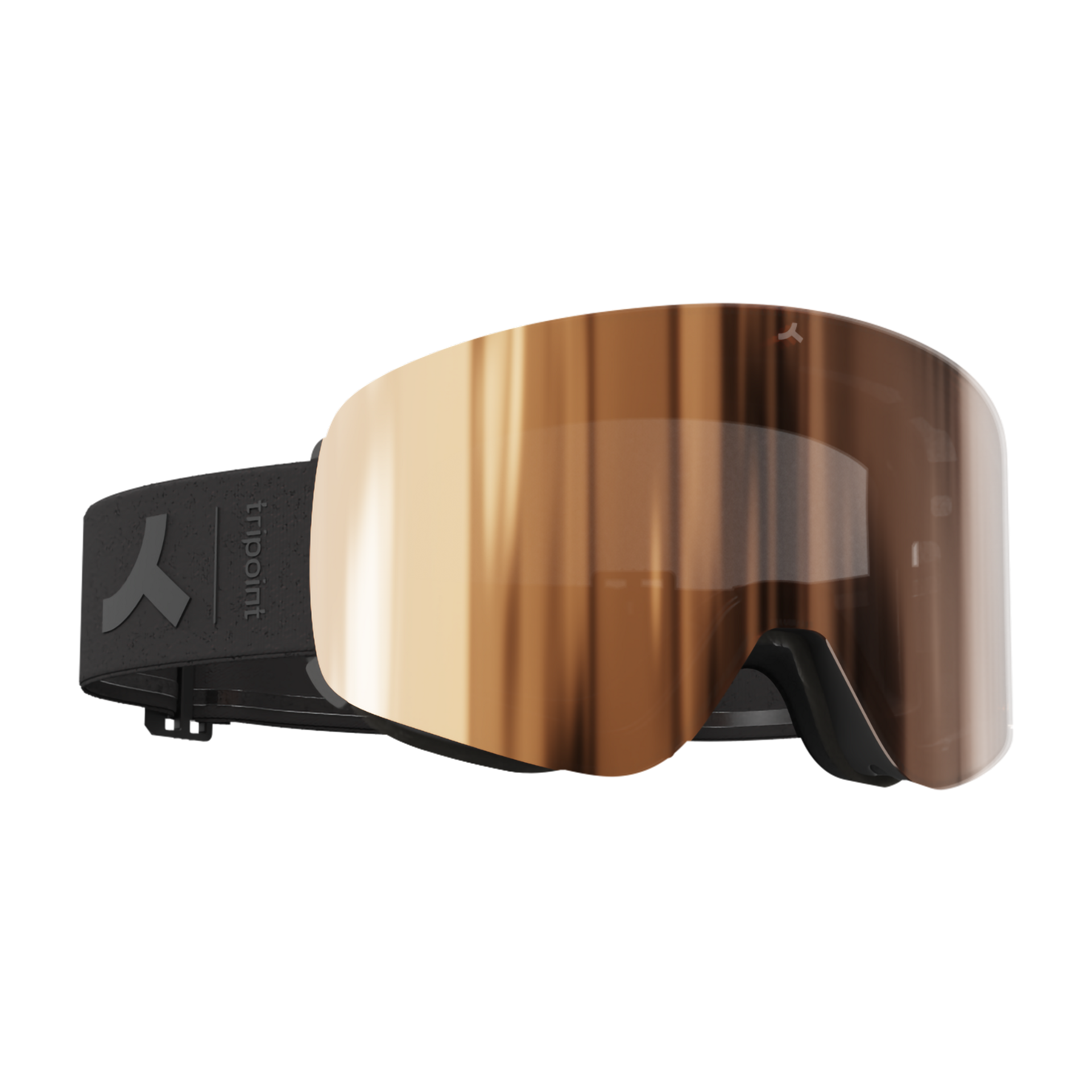 111 Indira Col Magnet Small - Matt black / Brown Bronze Multi