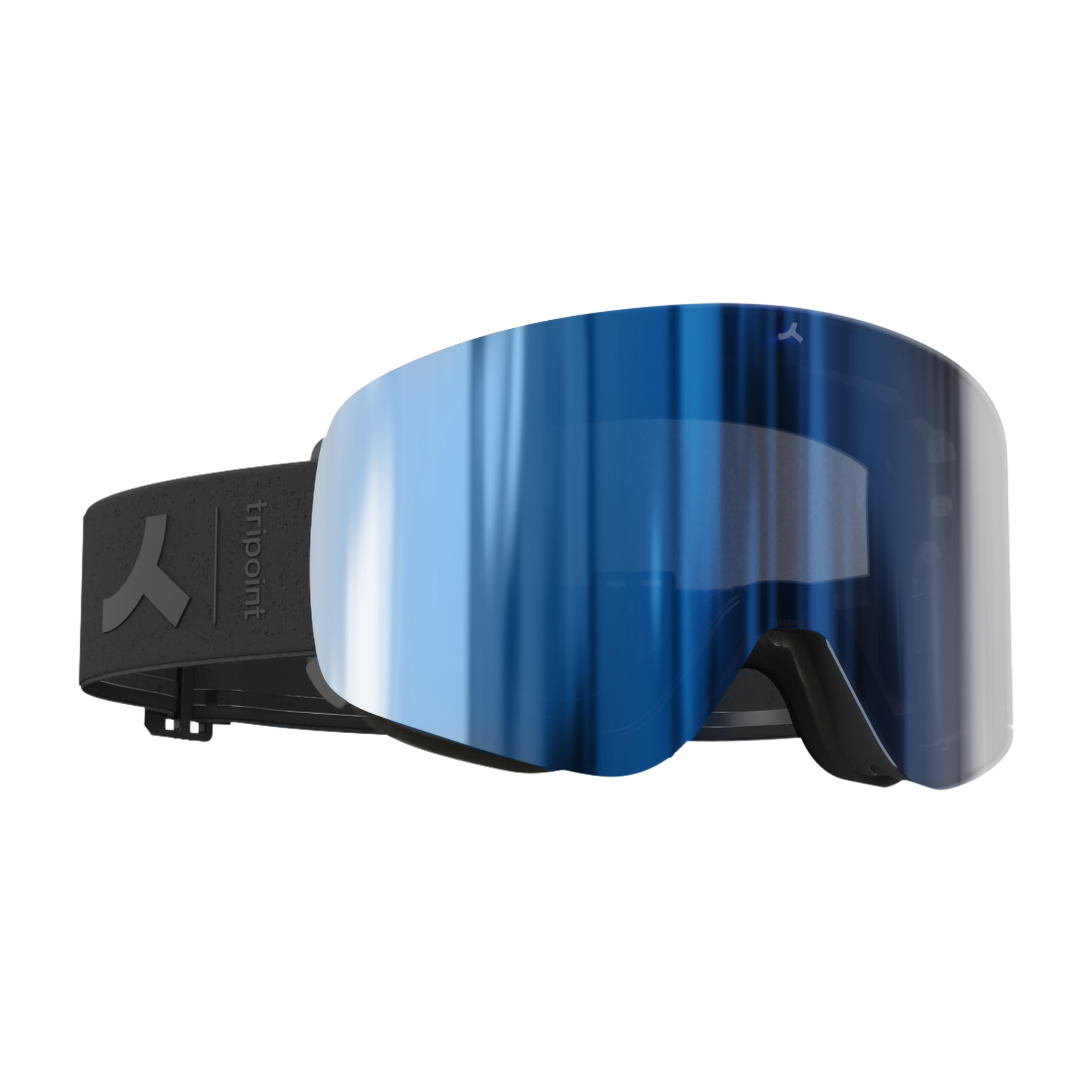 111 Indira Col Magnet Small - Matt black / Brown Blue Multi