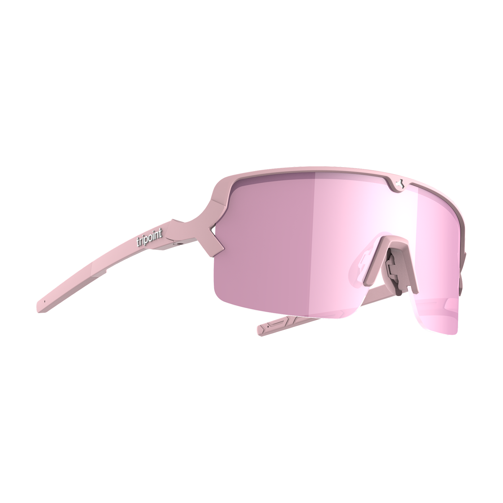 008 Lake Prespa - Matt Powder Pink / Brown Pink Multi