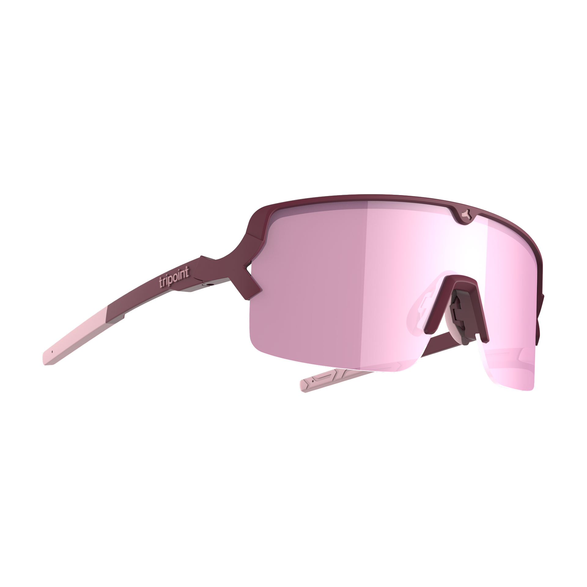 008 Lake Prespa - Matt Burgundy / Brown Pink Multi