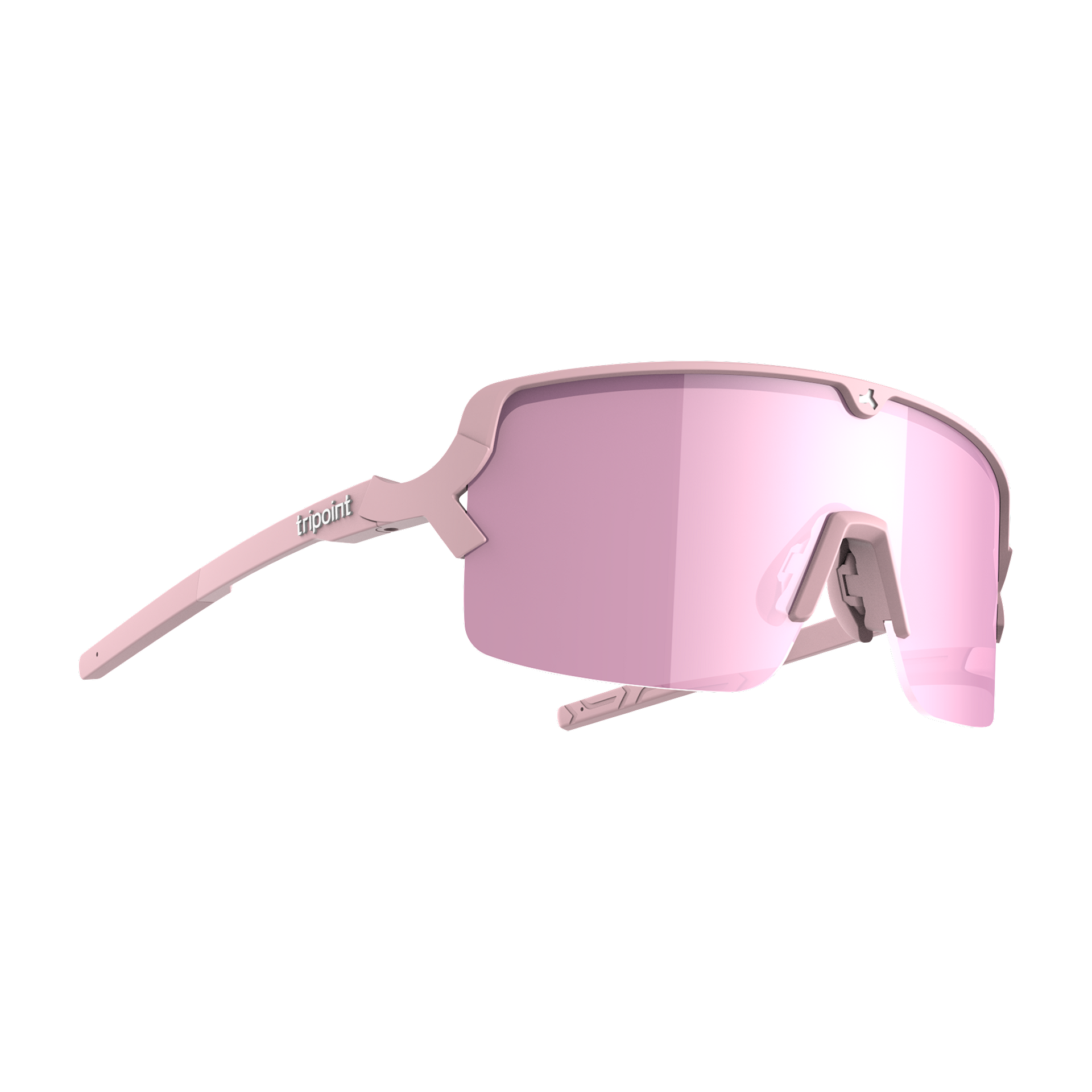 009 Lake Prespa Small - Matt Powder Pink / Brown Pink Multi