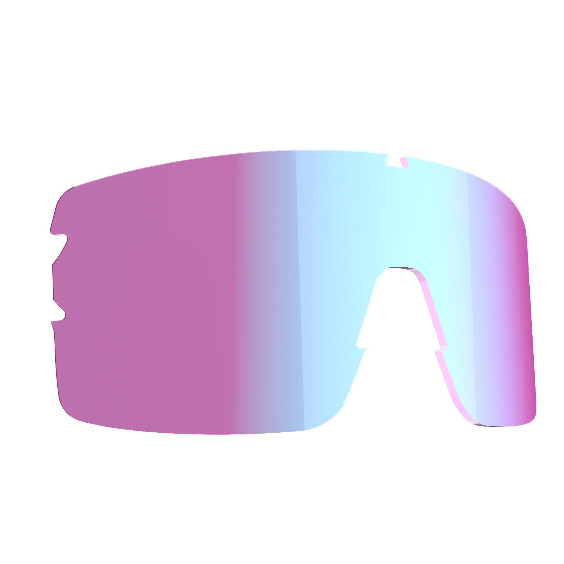 009 Lake Prespa Small Lens - Purple / Blue Multi UltraVue