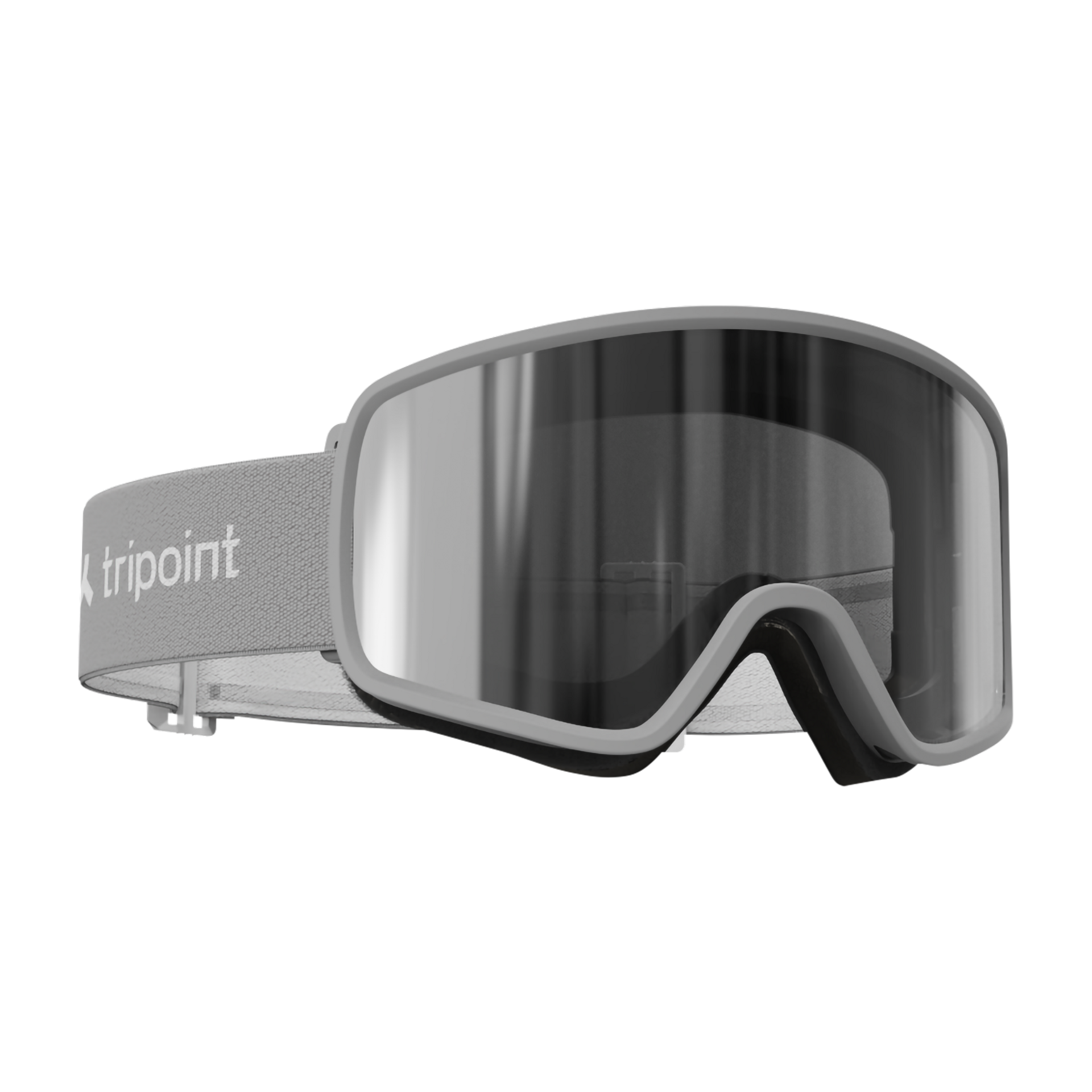 113 Mount Roraima Small - Matt Light Grey / Smoke Silver Mirror