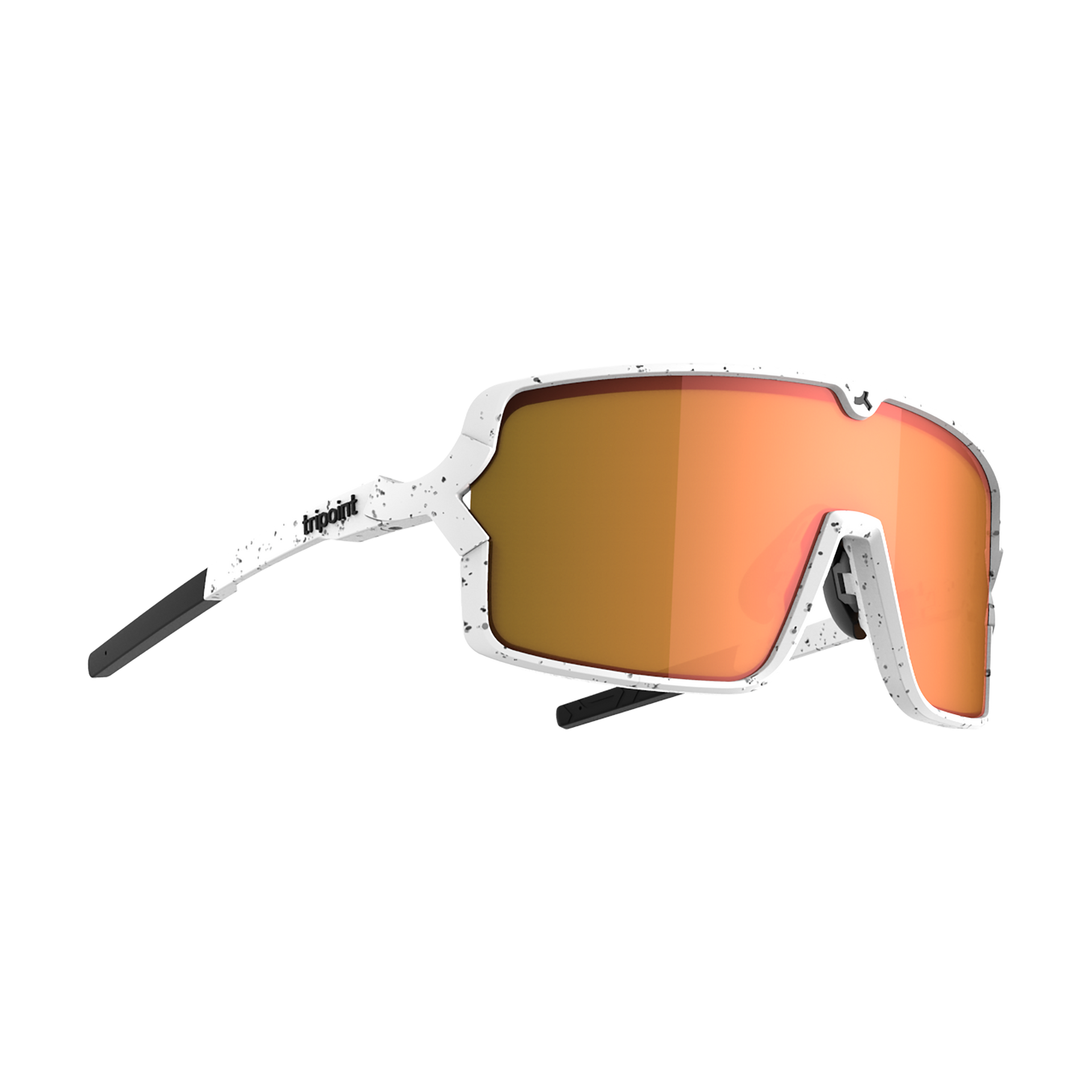 008 Lake Prespa X - Matt White /Brown Red multi