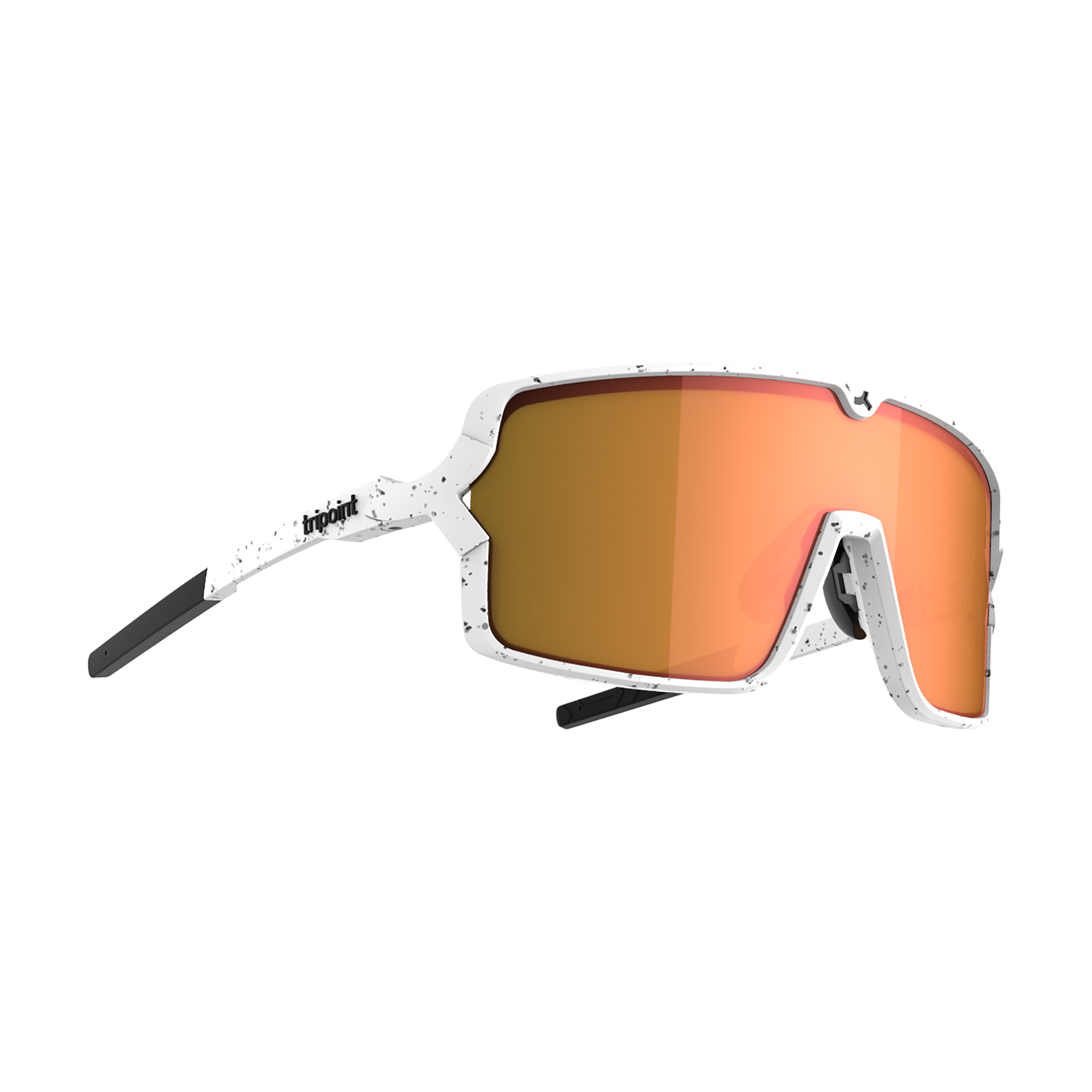 008 Lake Prespa X Small - Matt White /Brown red multi