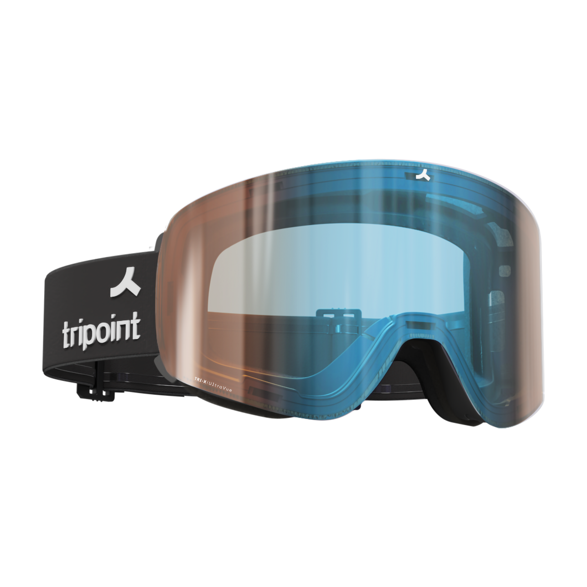111 Indira Col - Matt Black / Orange Blue Multi UltraVue