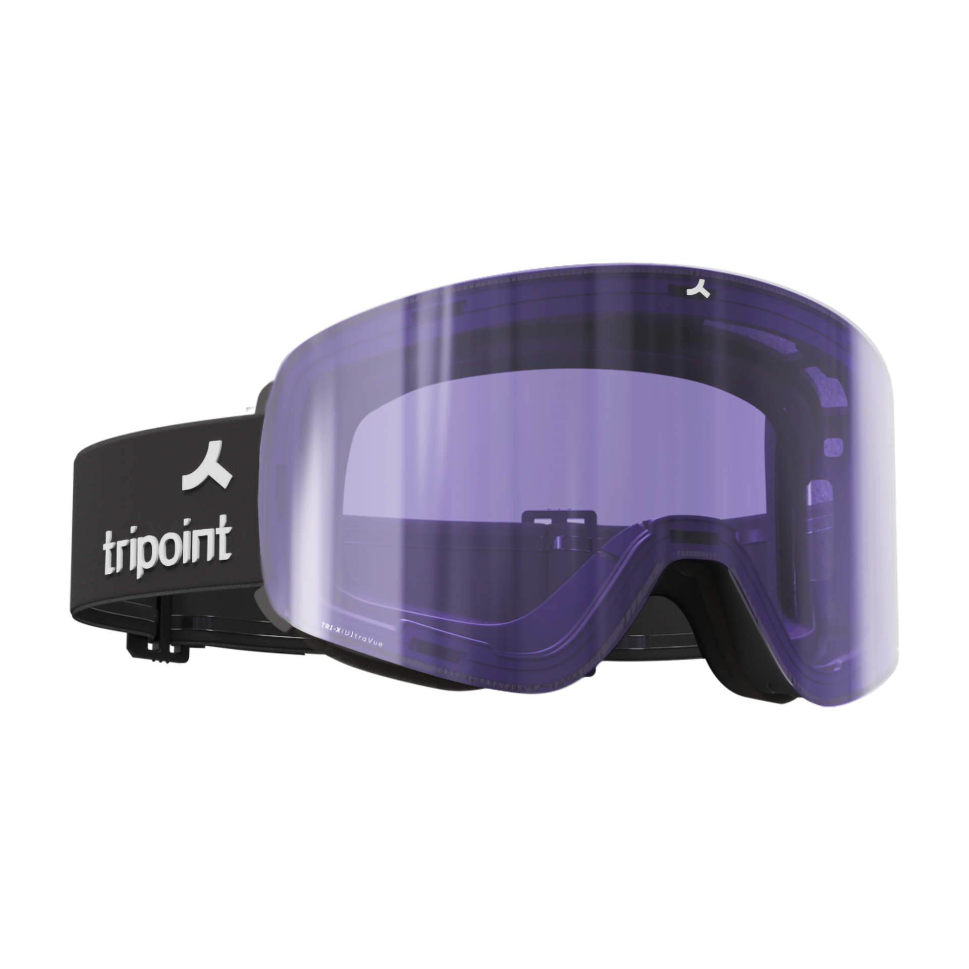 111 Indira Col - Matt Black / Violet Blue Multi UltraVue